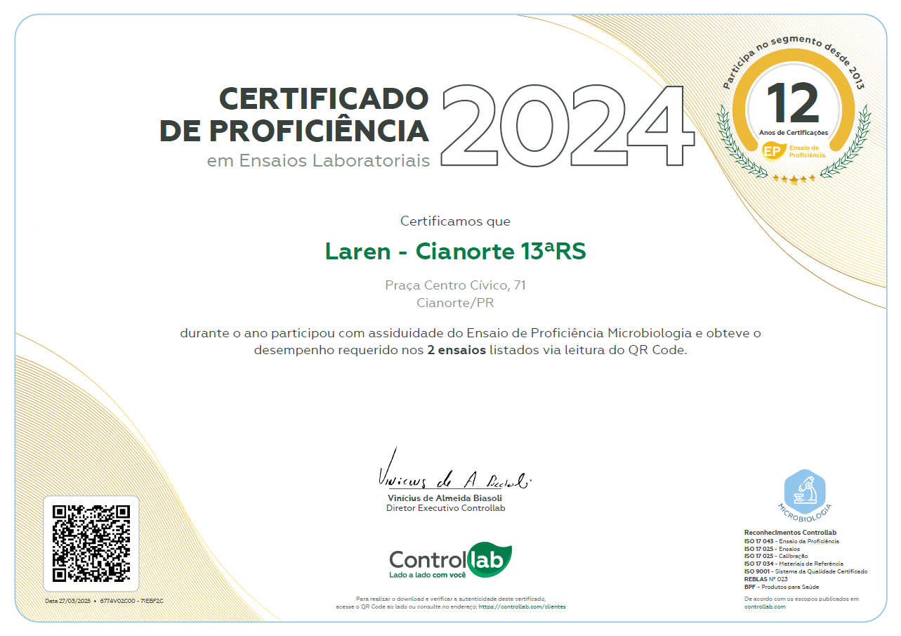 Certificado de Proficiência MB - 13º