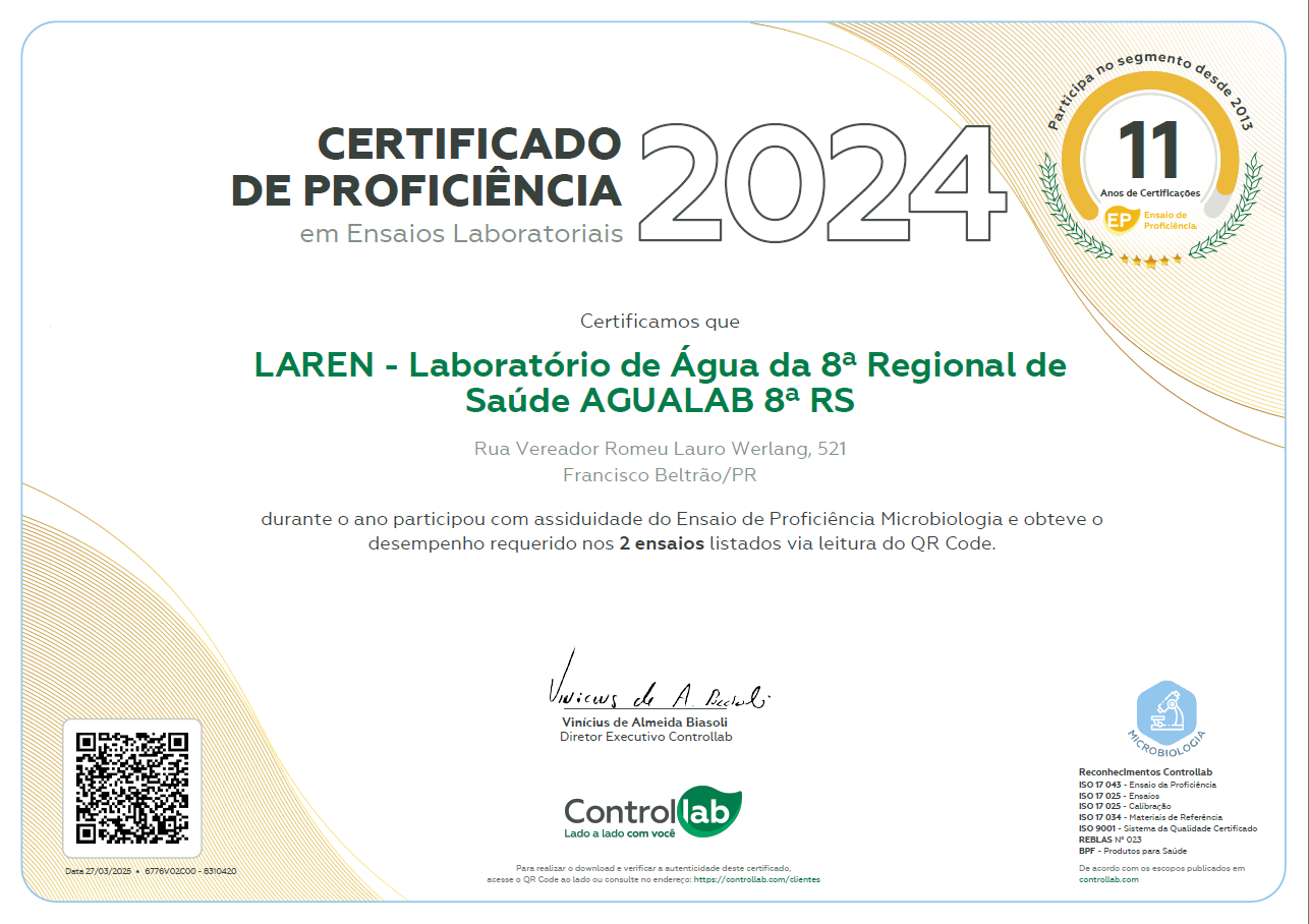 Certificado de Proficiência MB - 8º