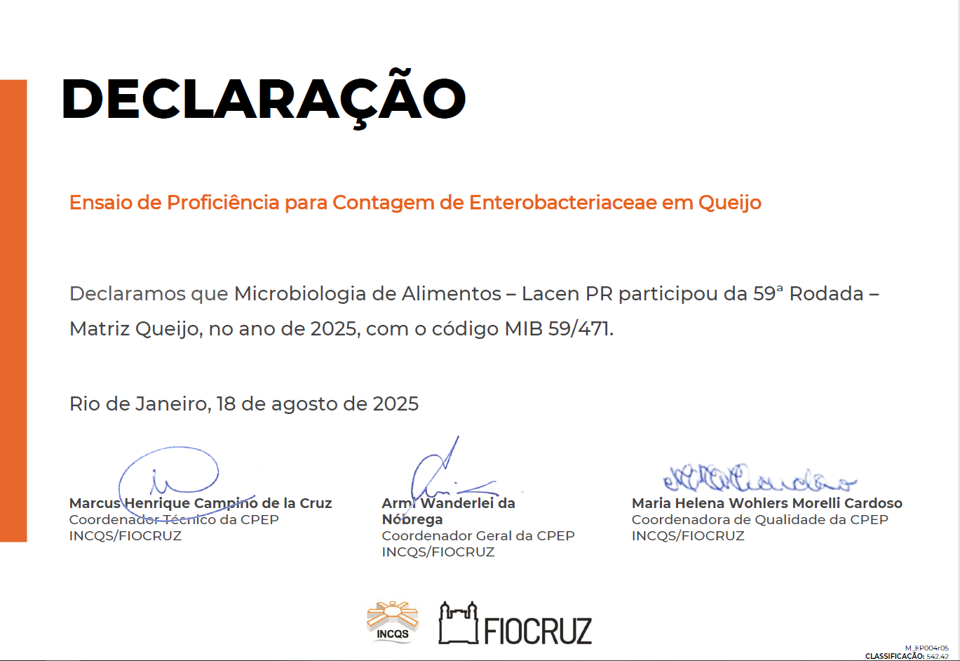 INCQS ENTEROBACTERIACEAE 2025